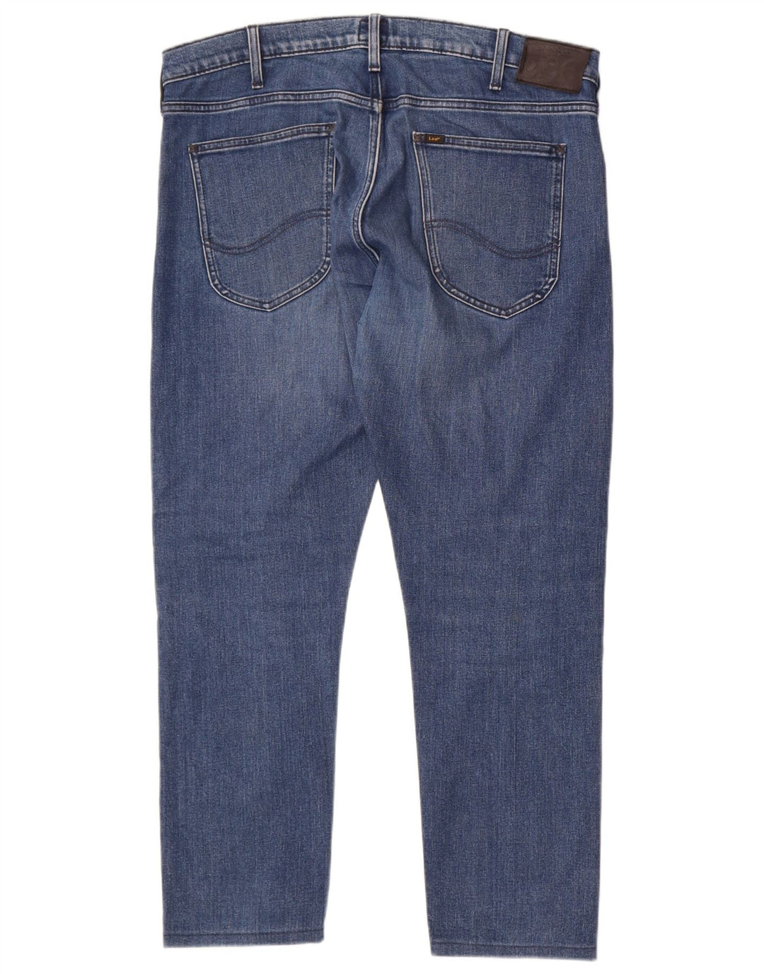 Lee Herre Luke Tapered Jeans W36 L29 Blå Bomuld
