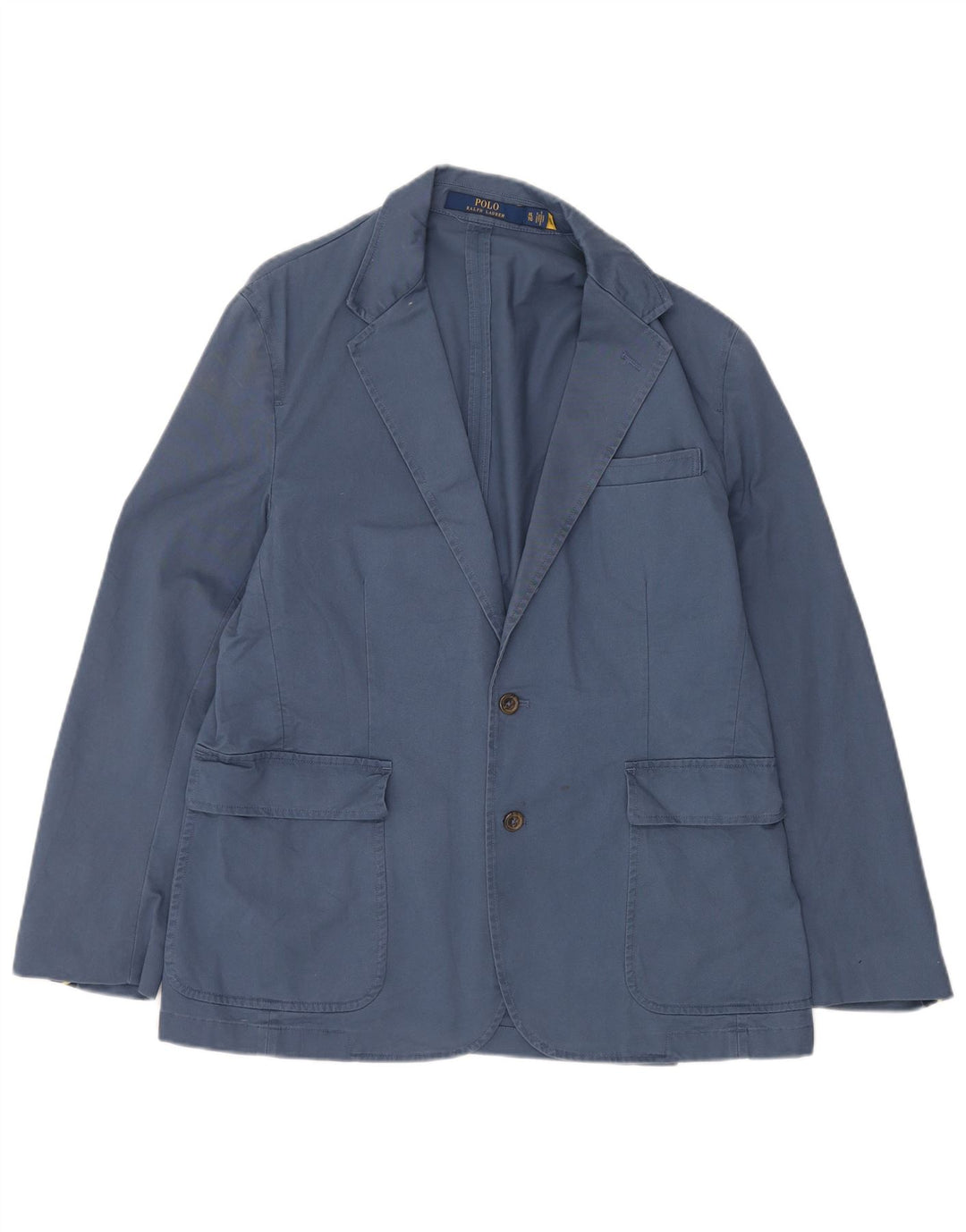 POLO RALPH LAUREN Herre 2-knaps blazerjakke UK 42 XL marineblå bomuld