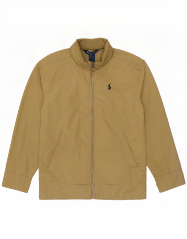 Polo Ralph Lauren Drenge Hooded Bomber Jacket 7-8 år Lille Beige Polyester