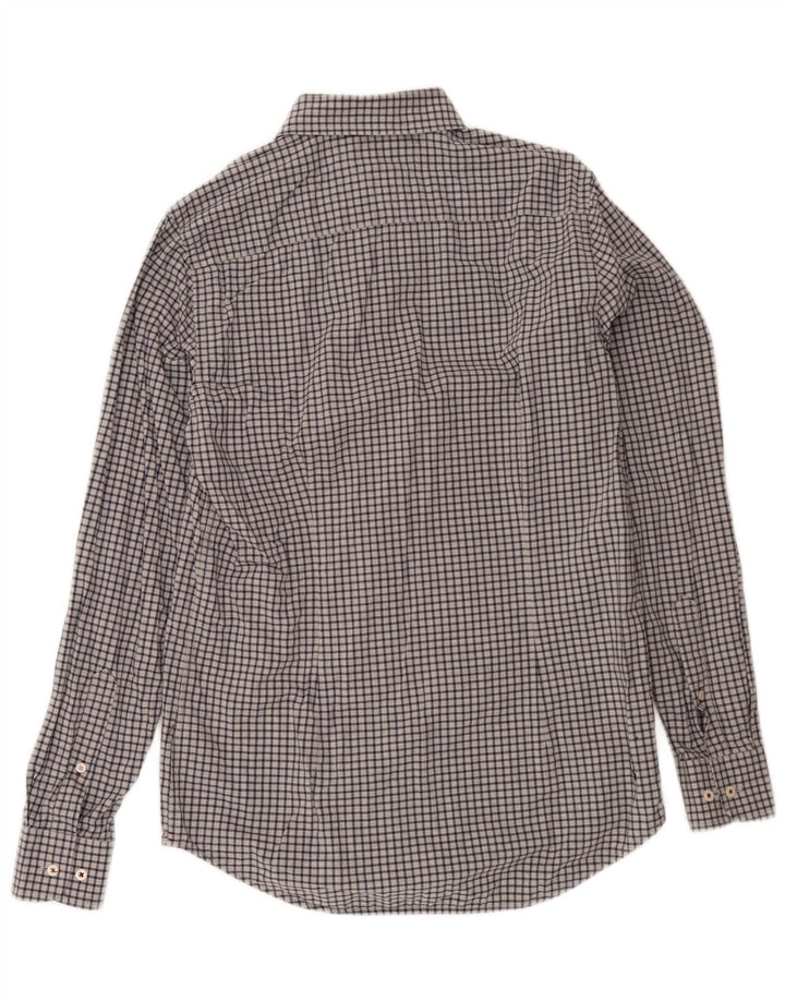 Tommy Hilfiger Herre Slim Fit skjorte Medium Grey Gingham Cotton