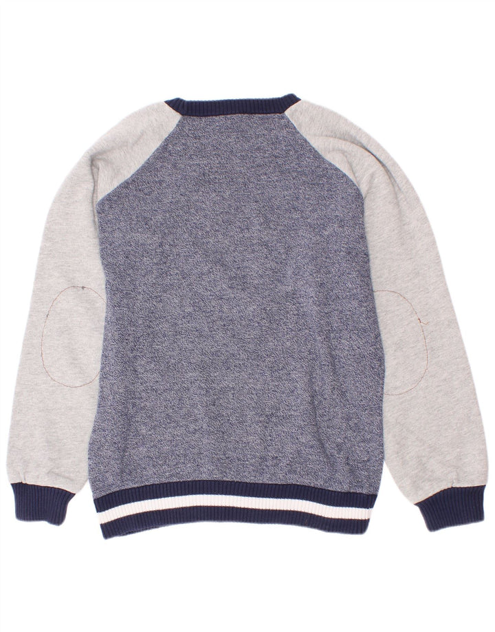 Timberland drenge sweater med rund hals 9-10 år blå farveblok