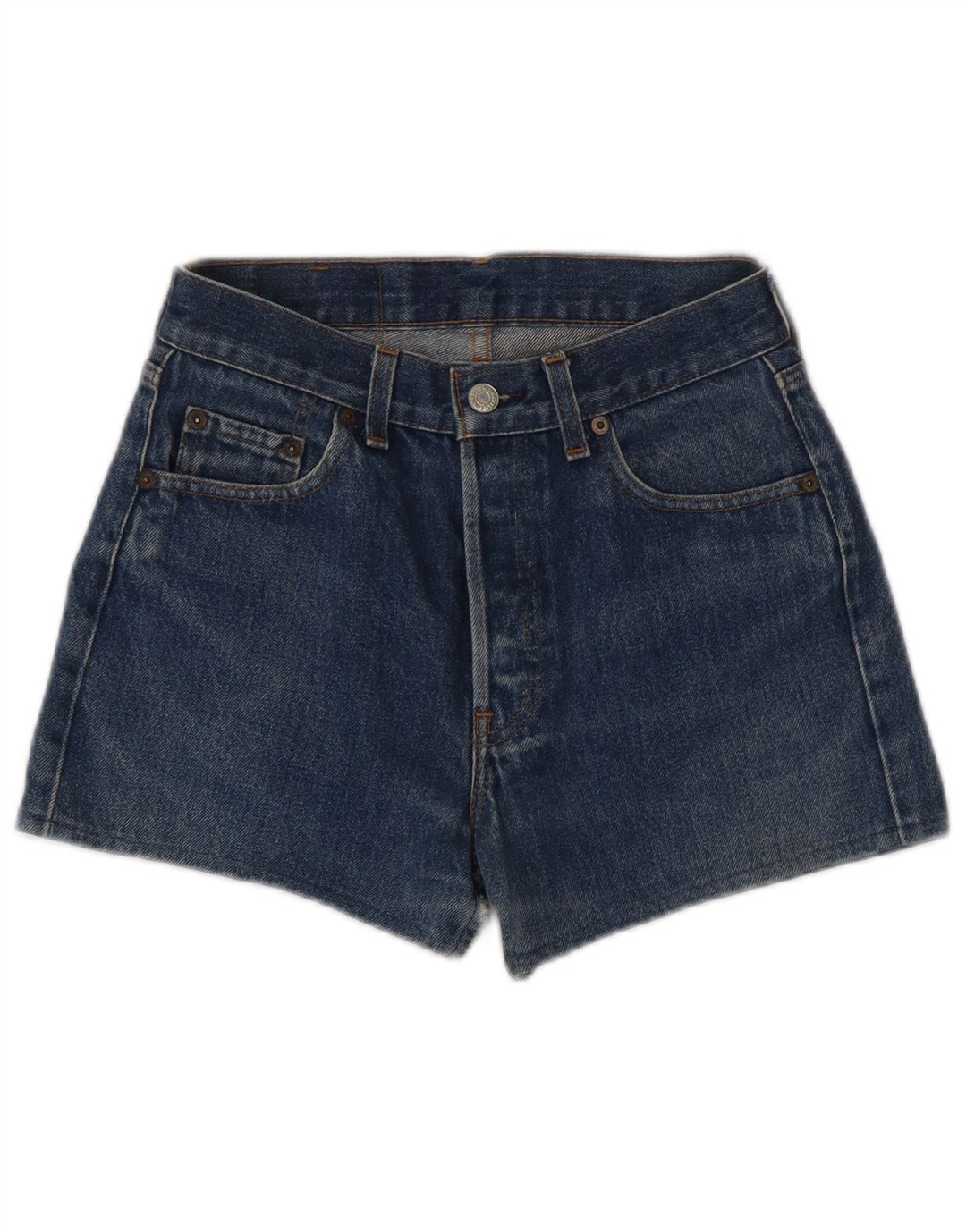 Levi's Womens 501 denimshorts W29 Medium Blue Bomuld