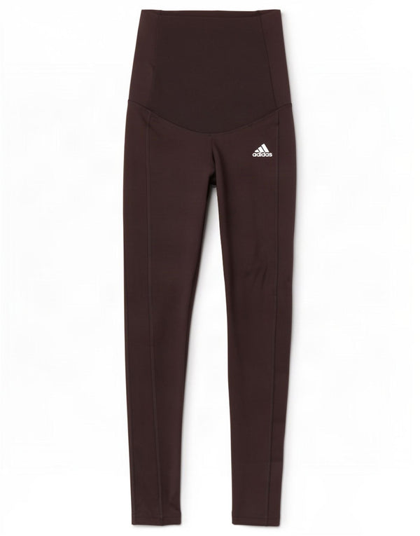 Adidas Womens Aeroready High Waist Leggings UK 4/6 XS Black Polyester
