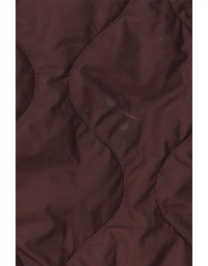 The North Face Dame Oversized Quiltet Overfrakke UK 14 Medium Brun