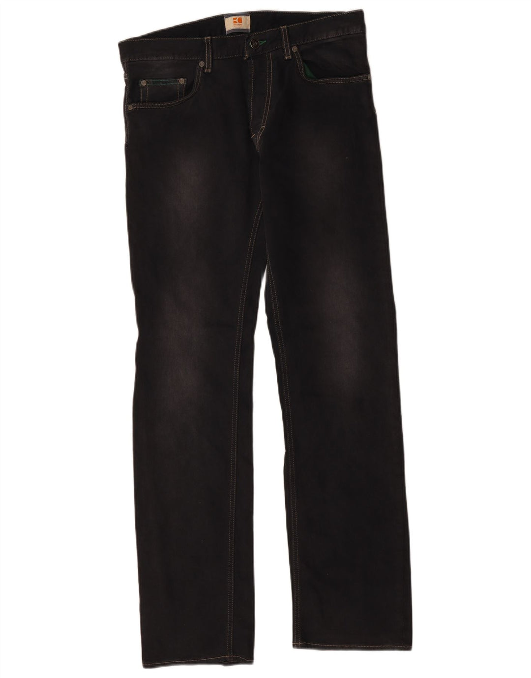 Hugo Boss Straight Jeans til mænd W32 L32 Sort