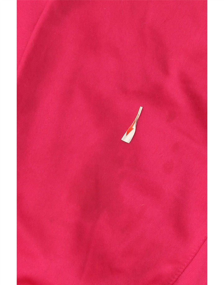 Vintage herre grafisk træningsdragt topjakke 2XL Pink Colourblock Polyester