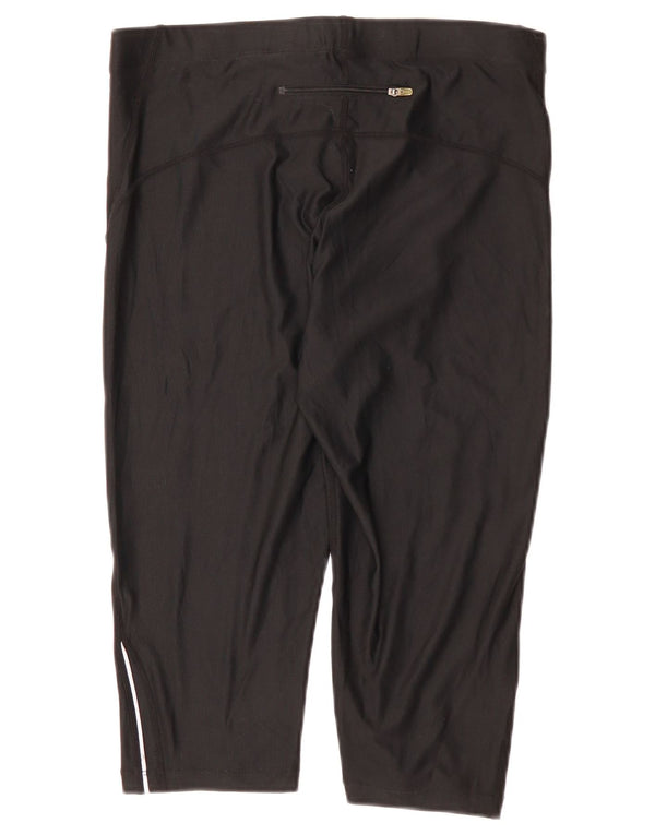 NIKE Bermuda-sportshorts til kvinder UK 14/16 Large Black Polyester