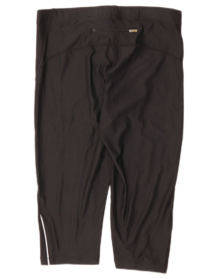 NIKE Bermuda-sportshorts til kvinder UK 14/16 Large Black Polyester