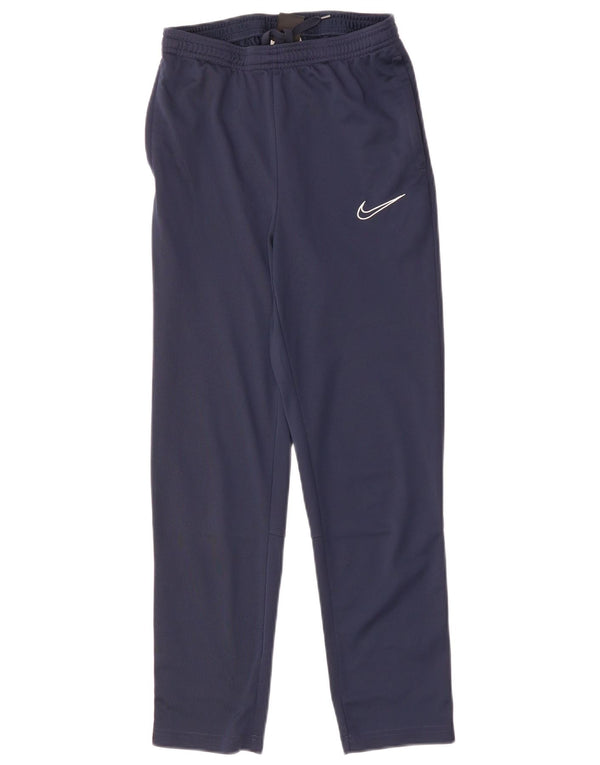 NIKE Drenge Dri Fit træningsdragt Bukser Joggers 13-14 år XL Marineblå