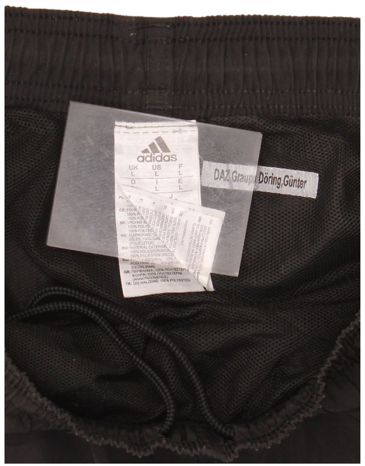 ADIDAS sportsshorts til kvinder UK 14 Stor sort polyester