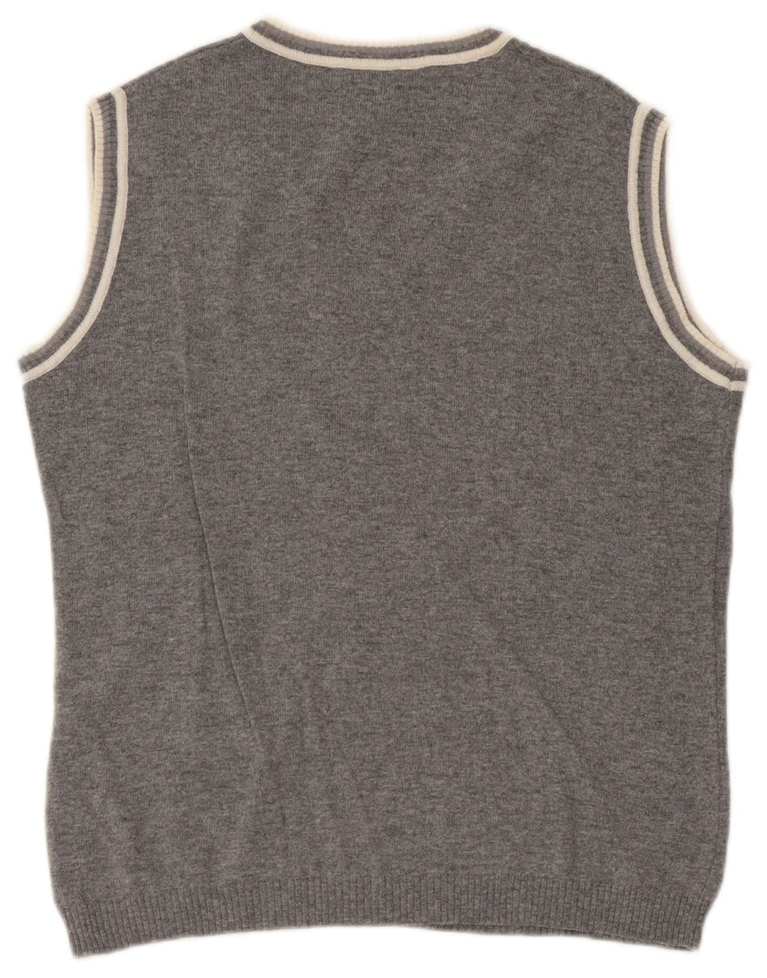 Trussardi Junior Drengevest Tank Top 13-14 år Gråstribet viskose
