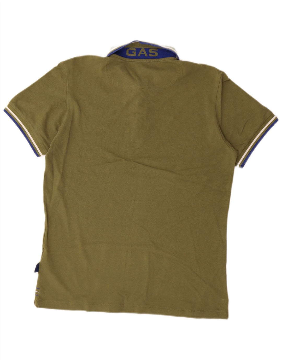 Gas Poloshirt til mænd Stor Khaki Bomuld