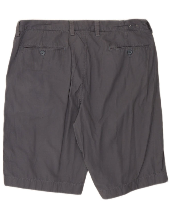 J. CREW Herre Rivington Chino Shorts W34 Large Grå Bomuld