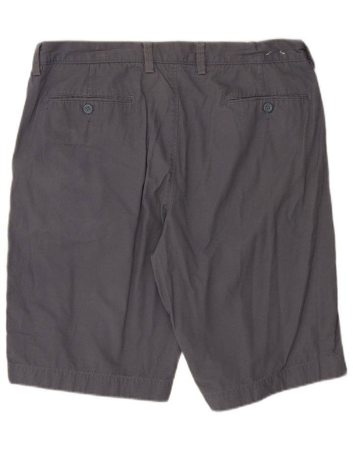 J. CREW Herre Rivington Chino Shorts W34 Large Grå Bomuld