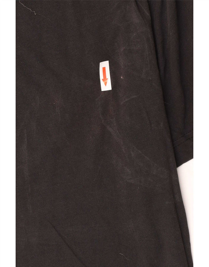 Reebok Herre grafisk T-shirt Top Stor sort bomuld
