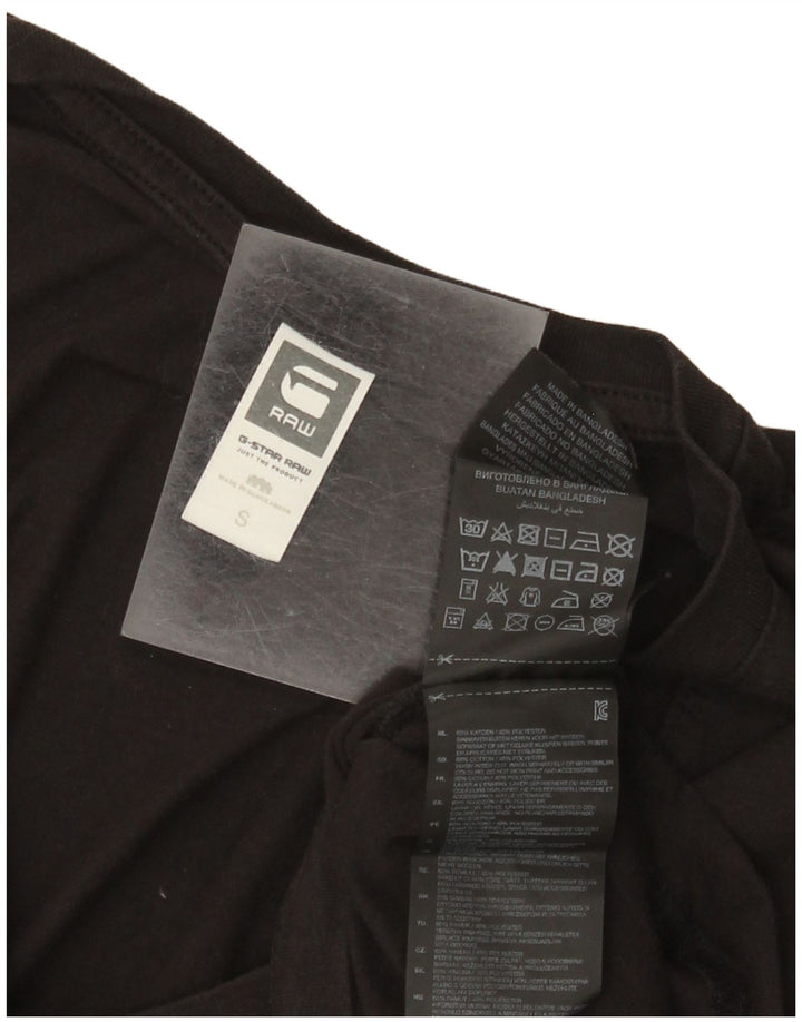 G-Star Herre T-Shirt Top Lille Sort Bomuld