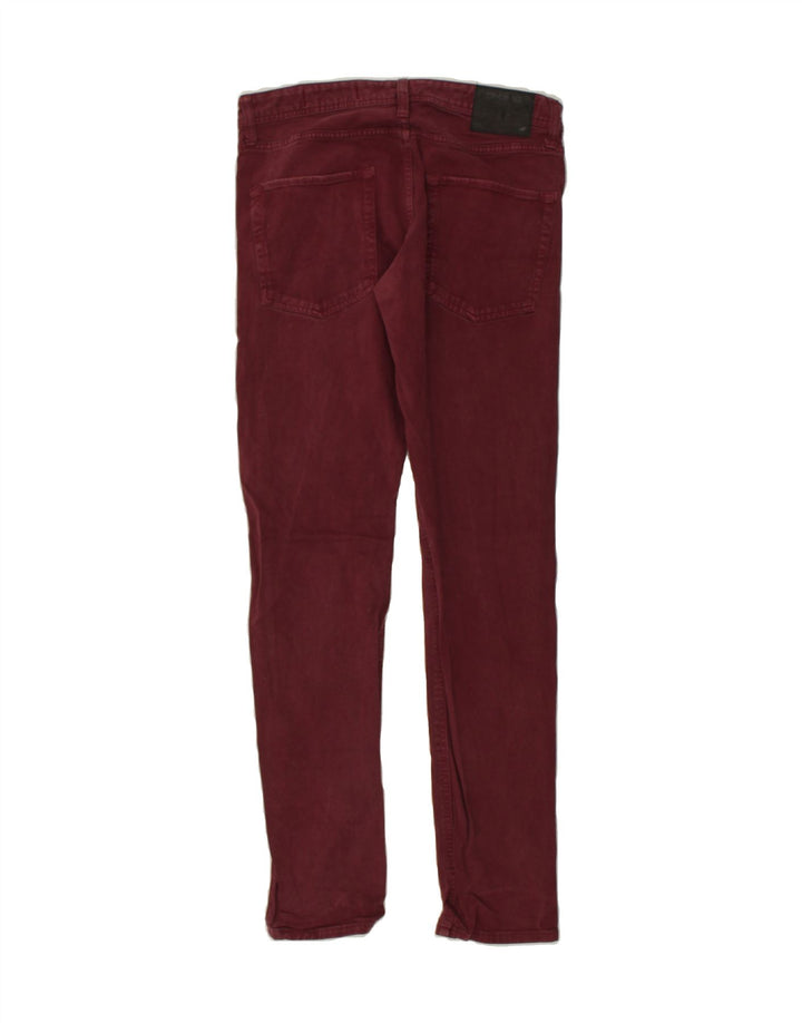 JACK & JONES Womens Originals Slim Jeans W32 L34 Maroon | Vintage Jack & Jones | Thrift | Second-Hand Jack & Jones | Used Clothing | Messina Hembry 