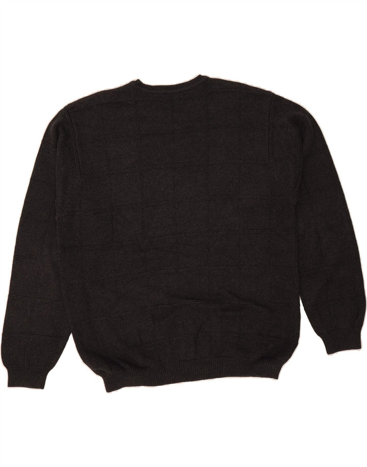 IZOD Mens Crew Neck Jumper Sweater XL Grey Cotton Vintage Izod and Second-Hand Izod from Messina Hembry 