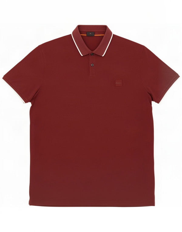Hugo Boss Herre Slim Fit Polo Shirt 3XL Maroon Cotton