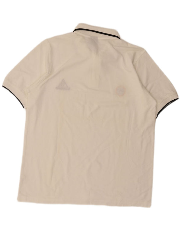Le Coq Sportif Herre poloshirt XL Hvid Bomuld