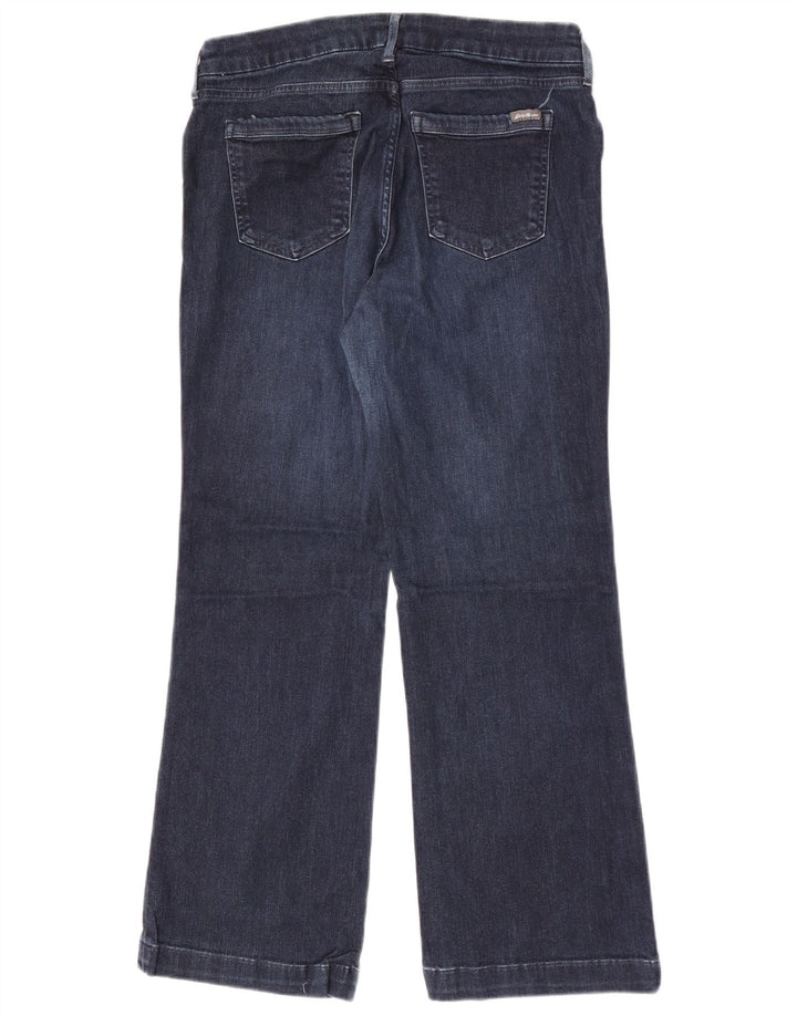 Eddie Bauer Dame Curvy Bootcut Jeans W32 L28 Marineblå Bomuld