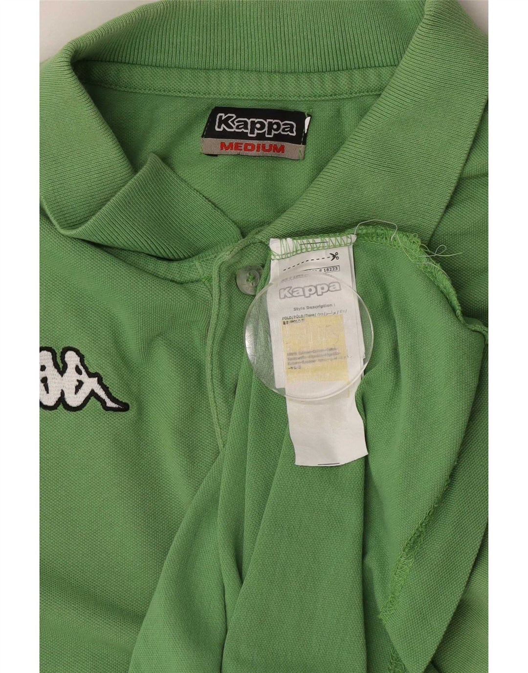 Kappa herre poloshirt mellemgrøn bomuld