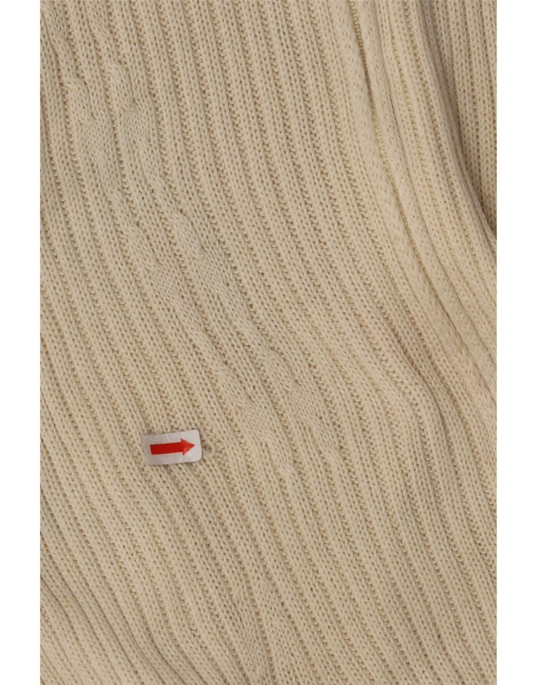 CERRUTI 1881 Dame cardigan sweater UK 12 Medium Off White Bomuld