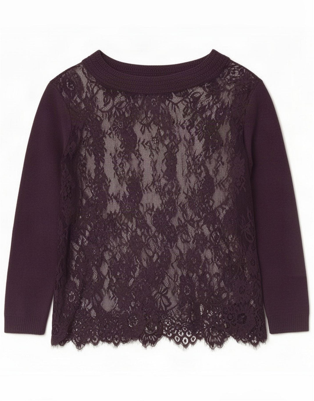 Simona Barbieri Dame Oversized Se Through Top UK 16 Large Purple