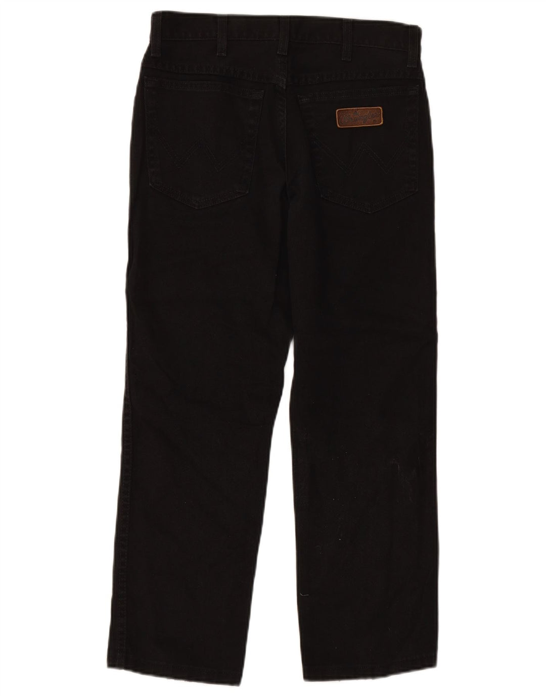 WRANGLER Herre Texas Straight Jeans W30 L26 Sort Bomuld