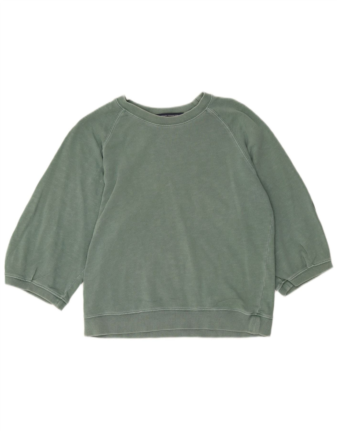 French Connection Dame sweatshirt med 3/4 ærmer UK 10 Lille grøn