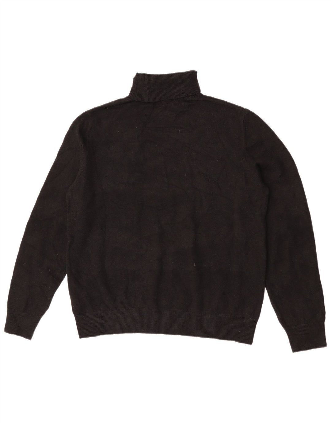 Marks & Spencer Dame Rullehals sweater UK 14 Medium Sort