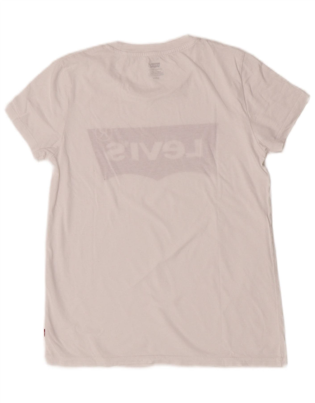 Levi's Dame Grafisk T-Shirt Top UK 10 Small White