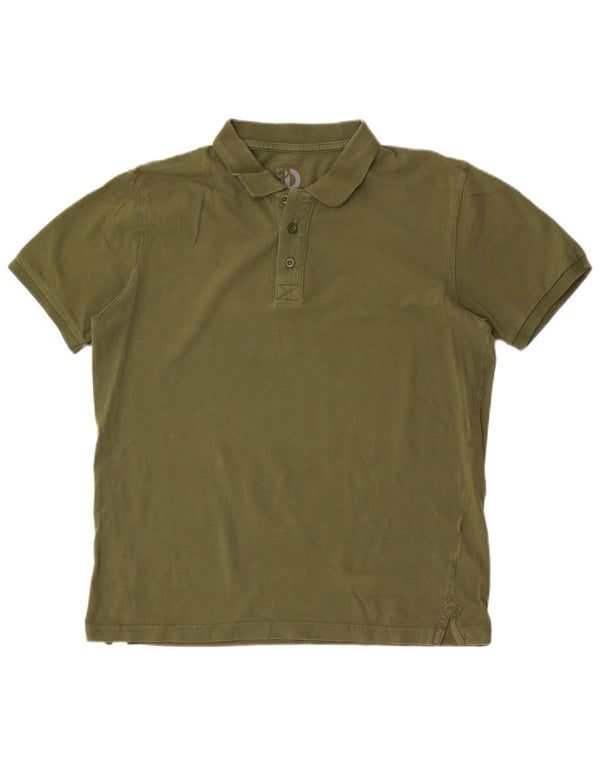 Dacks herre poloshirt stor kaki bomuld