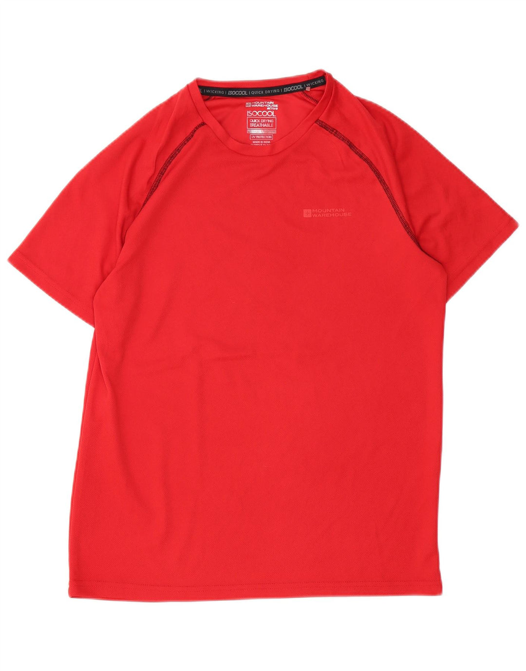 Mountain Warehouse Herre IsoCool T-Shirt Top Medium Rød