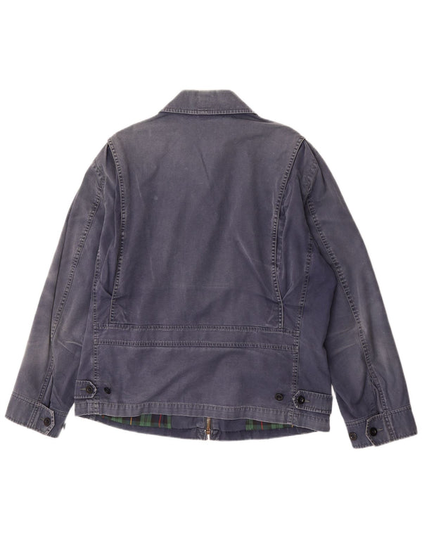 Polo Ralph Lauren Herre Bomber Jacket UK 40 Large Blue Cotton