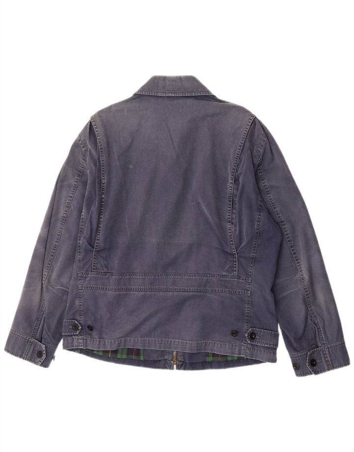 Polo Ralph Lauren Herre Bomber Jacket UK 40 Large Blue Cotton