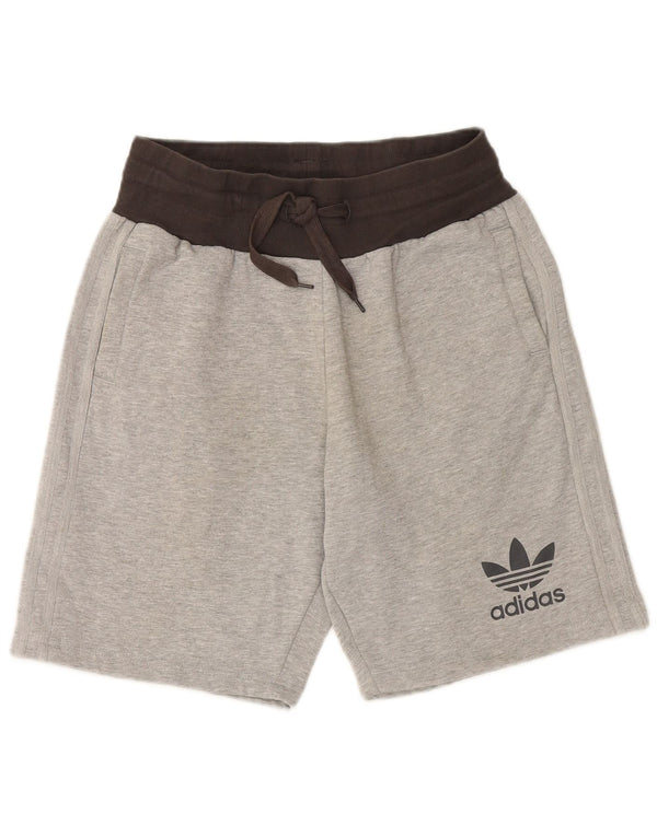 ADIDAS Mens Sport Shorts Medium  Grey Colourblock Cotton
