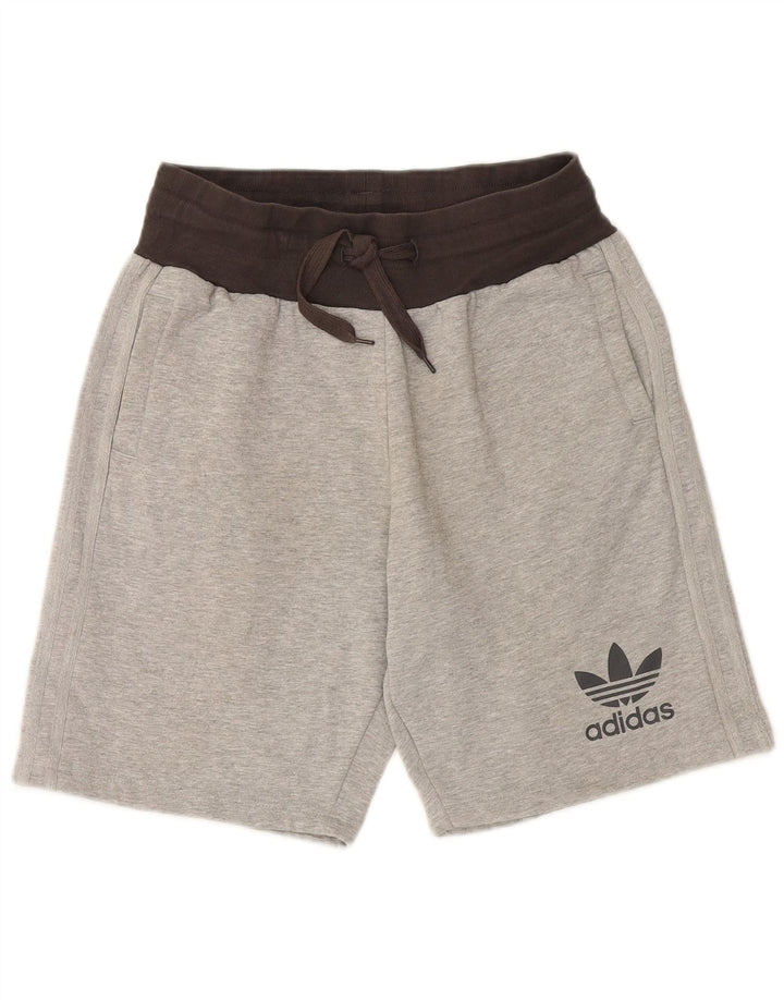 ADIDAS Sportshorts til mænd mellemgrå Colourblock Bomuld