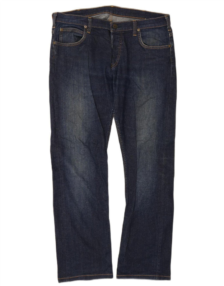 Lee Herre Powell Bootcut Jeans W36 L34 Marineblå Bomuld