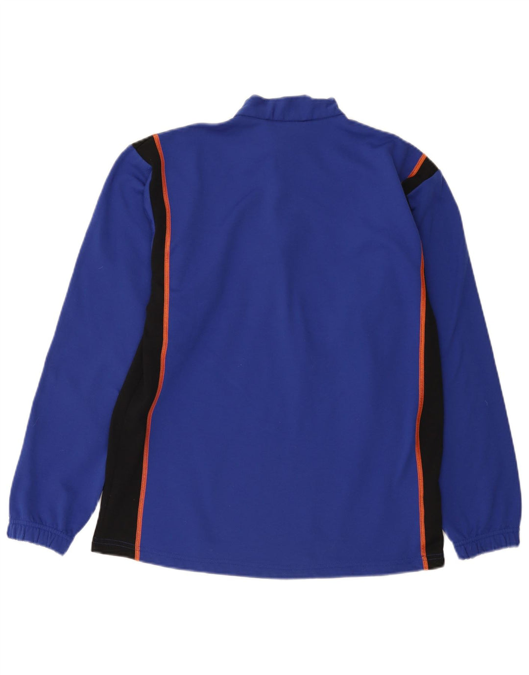 Asics Sweatshirt med lynlås til mænd Medium Blue Colourblock Polyester