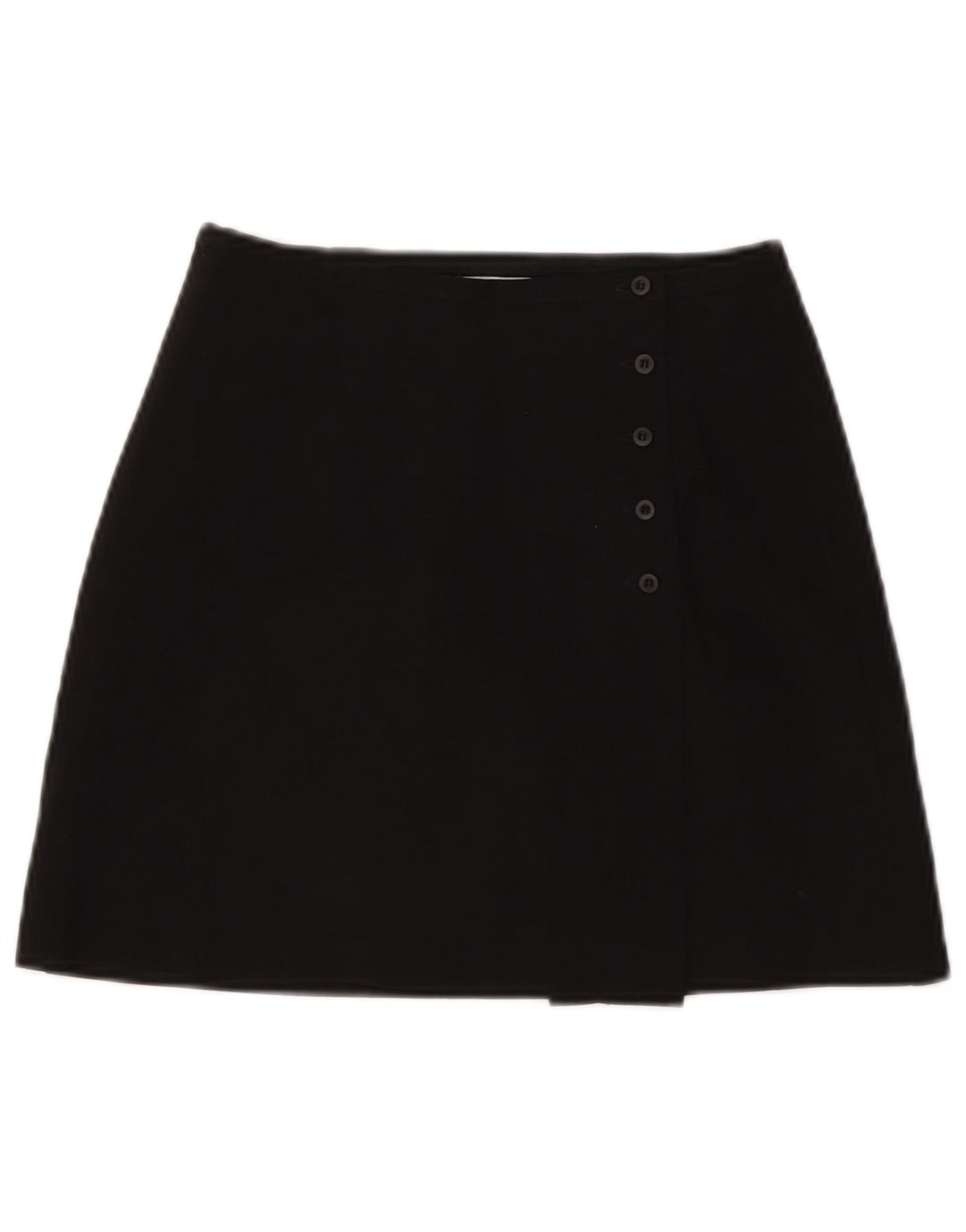 Zara Mini Wrap Nederdel til kvinder W24 XS Sort Polyester