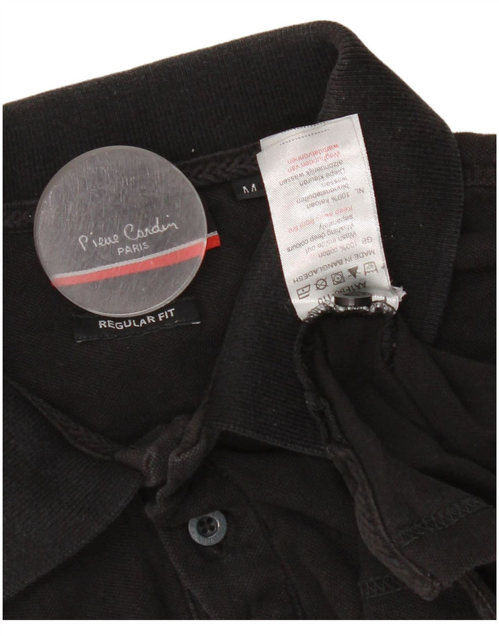Pierre Cardin Herre Regular Fit Polo Shirt Medium Sort Bomuld