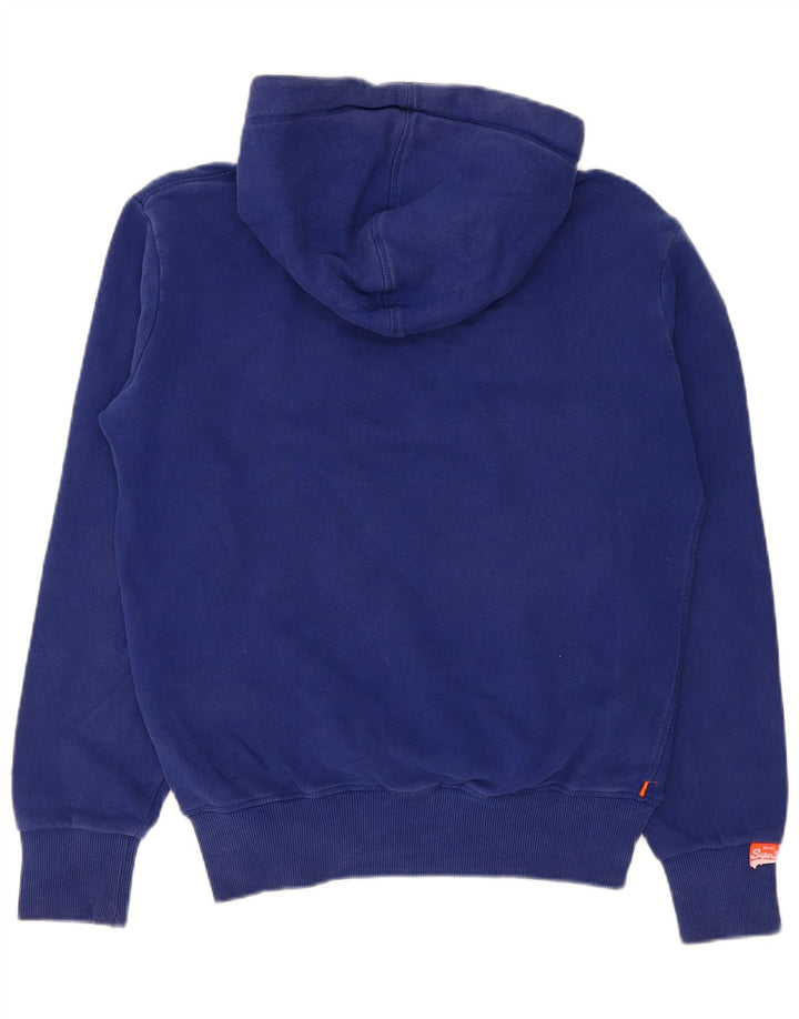 Superdry Hættetrøje til mænd, lille blå bomuld