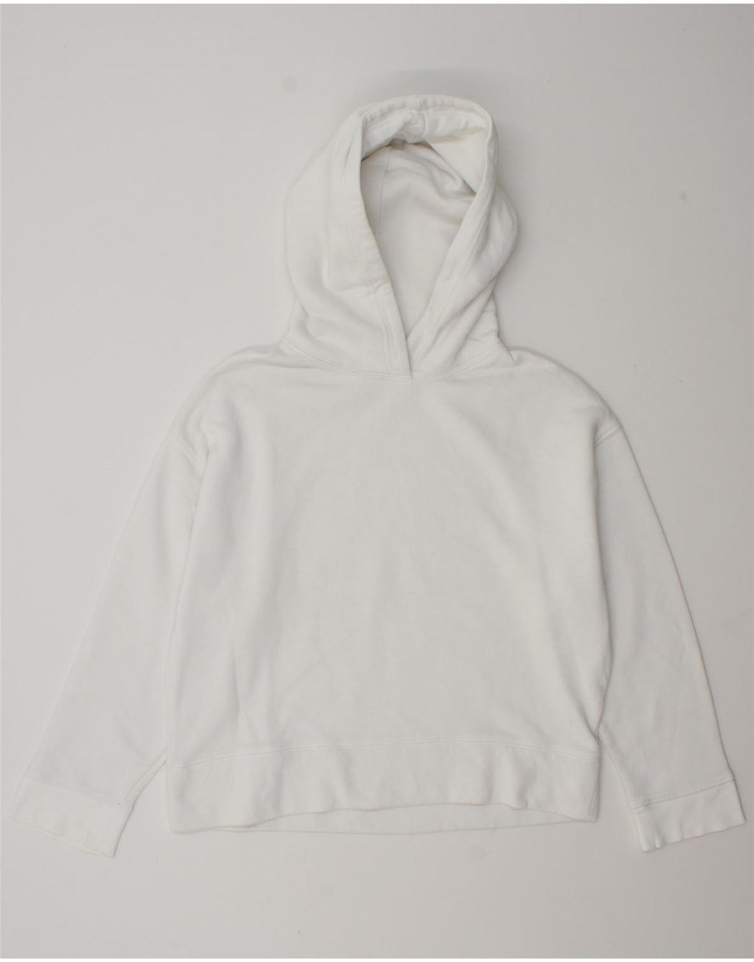 Zara Dame Oversized Hoodie Jumper UK 14 Medium White
