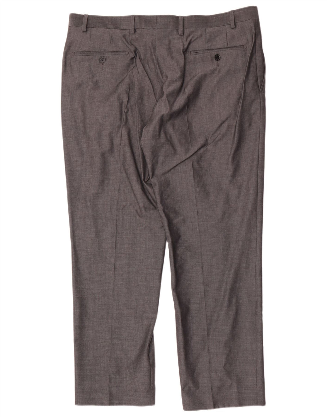 Marks & Spencer Herre Autograph Straight Suit Bukser W38 L29 Grå Uld