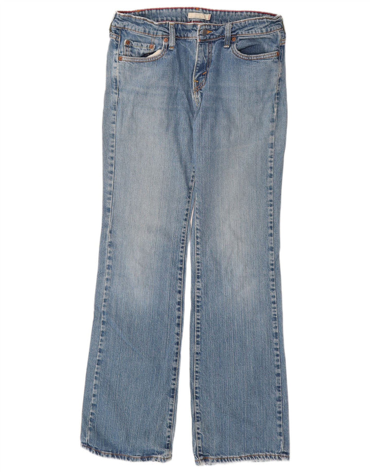LEVI'S Dame Bootcut Jeans US 8 Medium W30 L32 Blå Bomuld