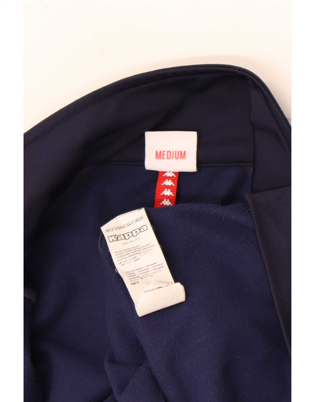 Kappa Herre grafisk træningsdragt Topjakke Medium Navy Blue Colourblock