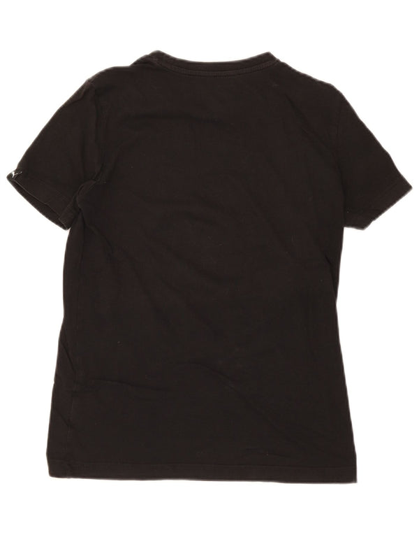 Puma Boys Grafisk T-Shirt Top 13-14 år XL Sort Bomuld
