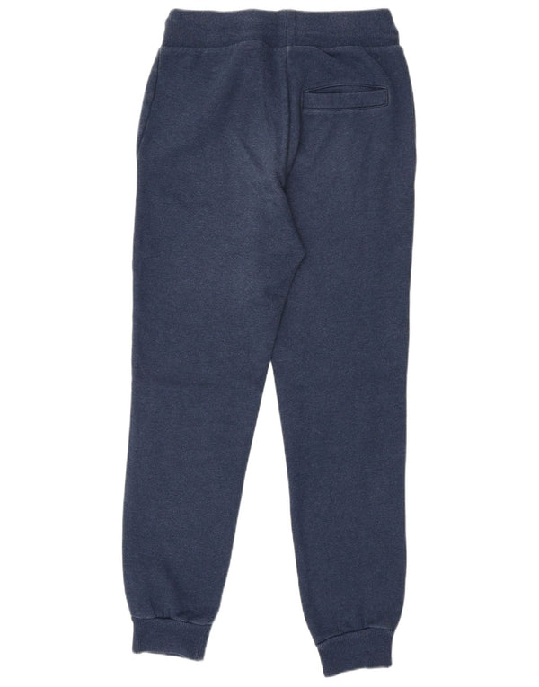 Adidas Dame træningsdragt Bukser Joggers UK 8 Small Navy Blue Cotton