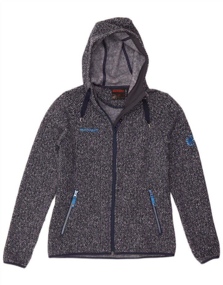 Mammut Sweater med lynlås til kvinder Small Blue Flecked Polyester